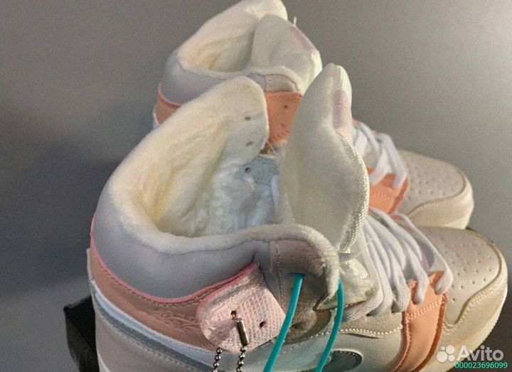 Кроссовки Nike Air Jordan тёплые (Арт.74218)