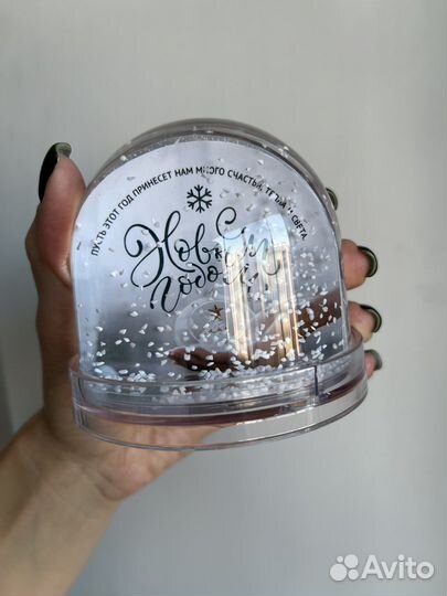 Снежный шар с фото