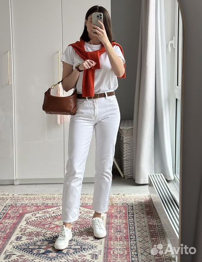 Джинсы женские белые massimo dutti