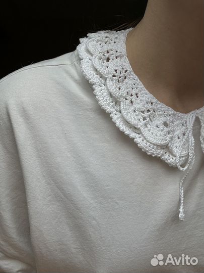 Воротничок съемный кружевной