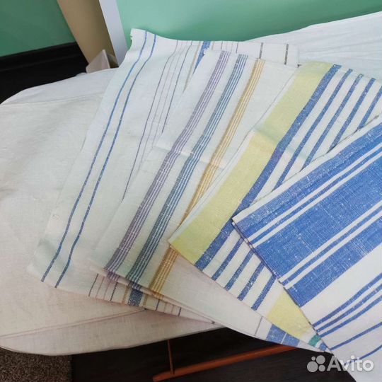 Полотенца лен и вафля