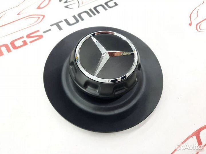 Колпачок Mercedes тарелка black 145мм 1 шт