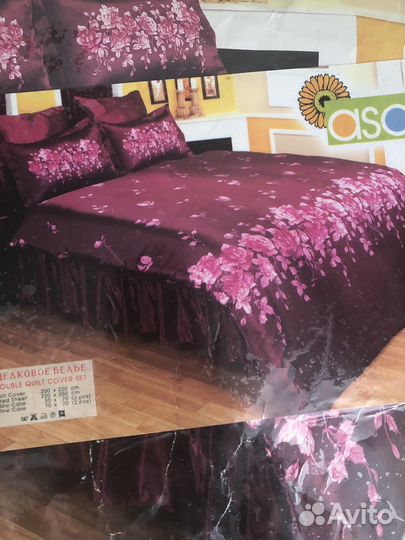 Постельное белье шелковое