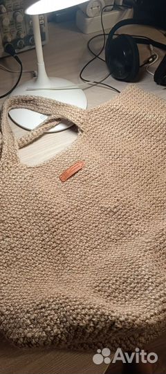 Сумка шопер из джута