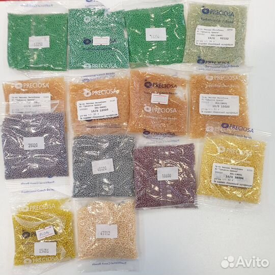 Бисер чешский preciosa остатки