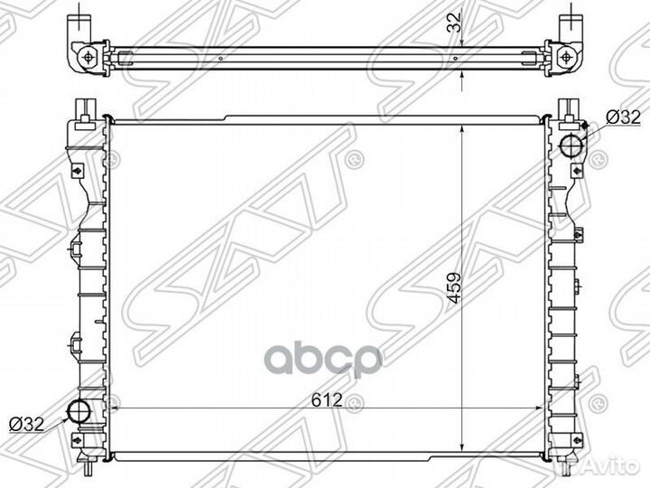 Радиатор Land Rover Freelander 97-06 SG-LR0002