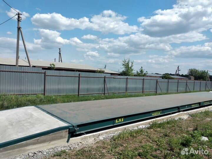 Автомобильные весы 60 тонн 12 метров (на раме)
