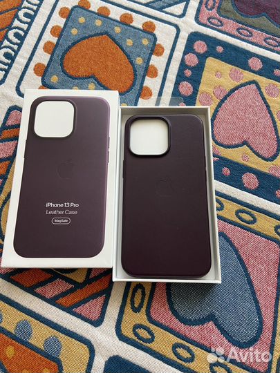 iPhone 13 Pro leather case Magsafe Оригинал