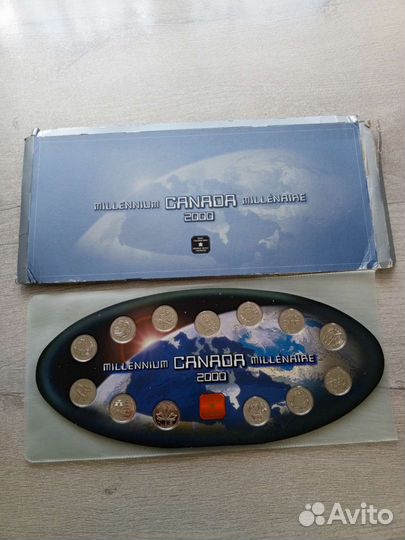 Набор монет Канада 2000 миллениум