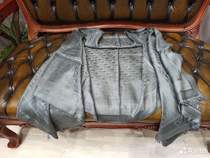 Палантин теплый christian dior италия