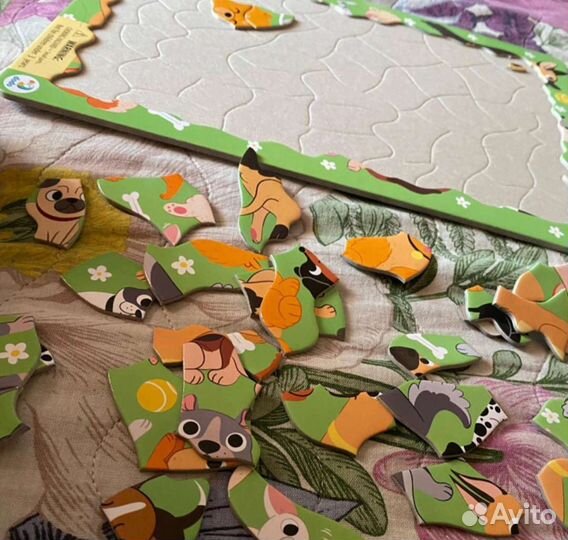 Досочки сегена пазл кубики