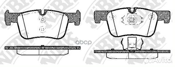 Колодки тормозные BMW 1 F20/F21 114-118 10- пер
