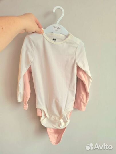 Боди для девочки H&M 12-18 месяцев