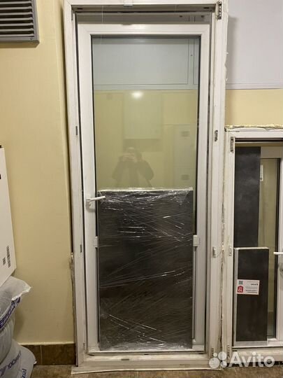 Балконная дверь с окном бу