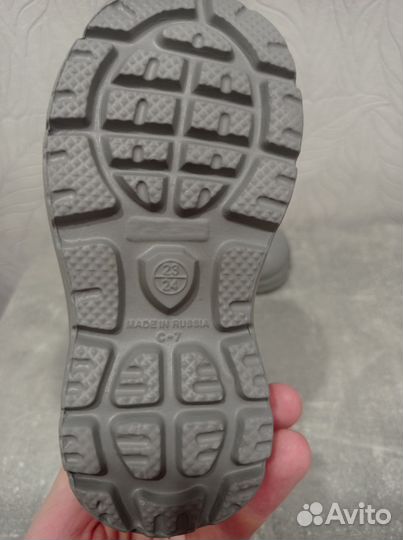 Детские резиновые сапоги 23 размер