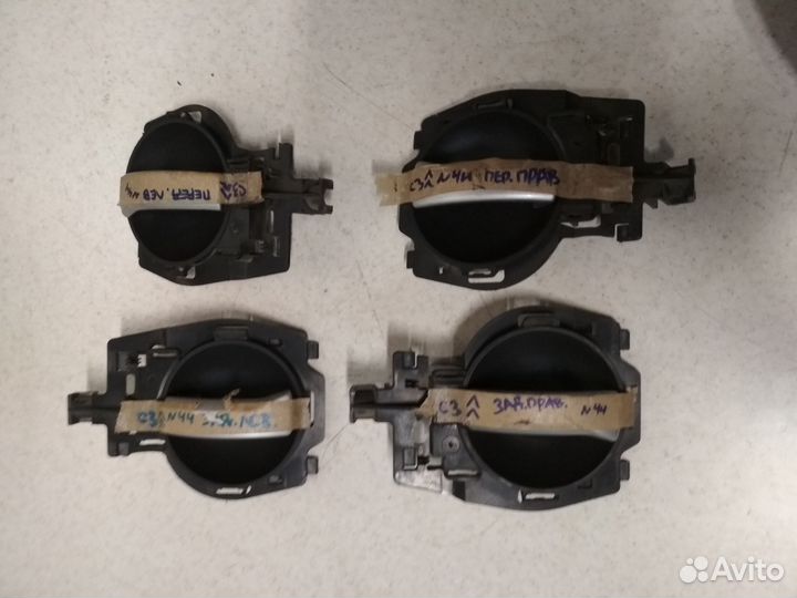 Внутренние ручки дверей Citroen C3 (2002-2009)