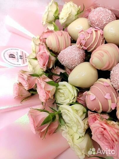 Клубника в шоколаде. Букет из клубники в шоколаде