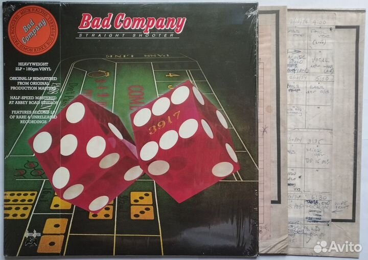 Bad Company 1975 Straight Shooter (2 LP)