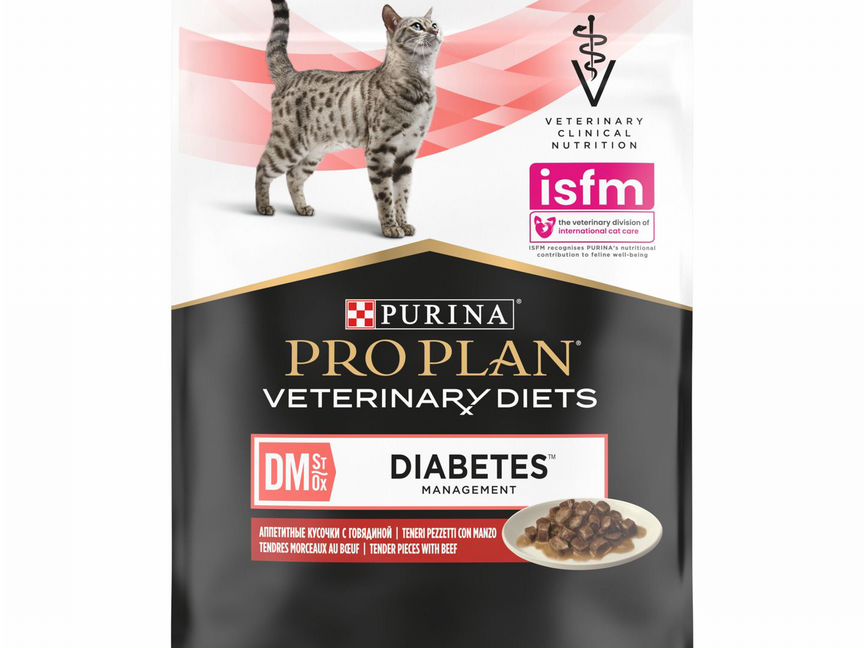 Пауч для кошек Pro Plan Veterinary DM при диабете