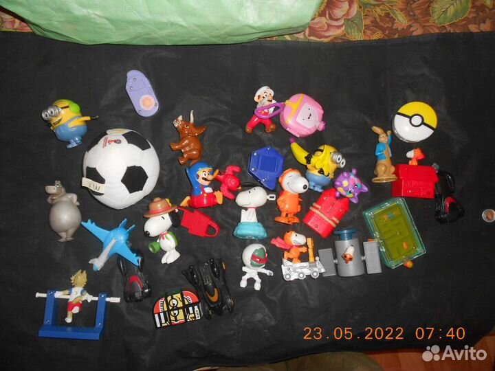 Игрушки Макдональдс,Дисней,Нестле,бк - 128 шт