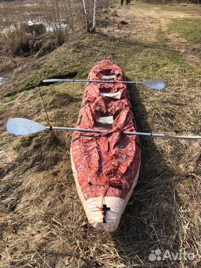 Аренда байдарки. Щука 3 со спасжилетами