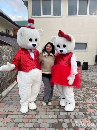 Аниматоры, ростовые куклы мишка тедди