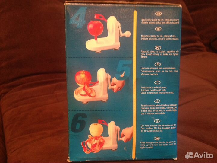 Яблоко чистка