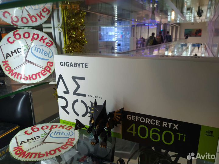 GeForce RTX 4060 Ti 8Gb Palit-Asus-Gigabyte-MSI 3X