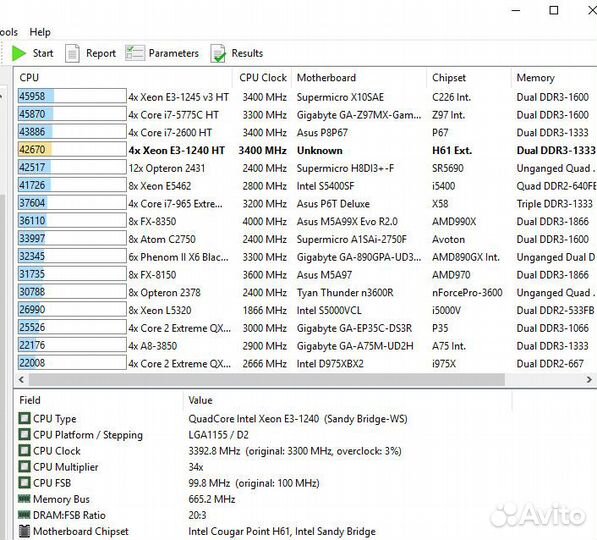 I7-2600-xeon 3.3gHz 8-потоков топ для lga1155