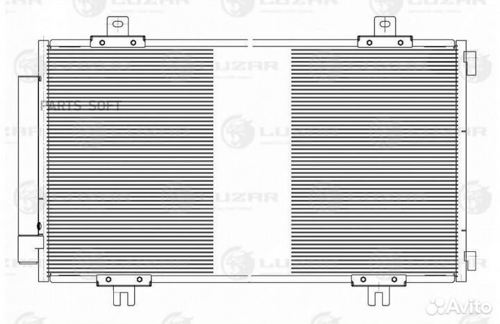 Радиатор кондиционера Сузуки SX4 13