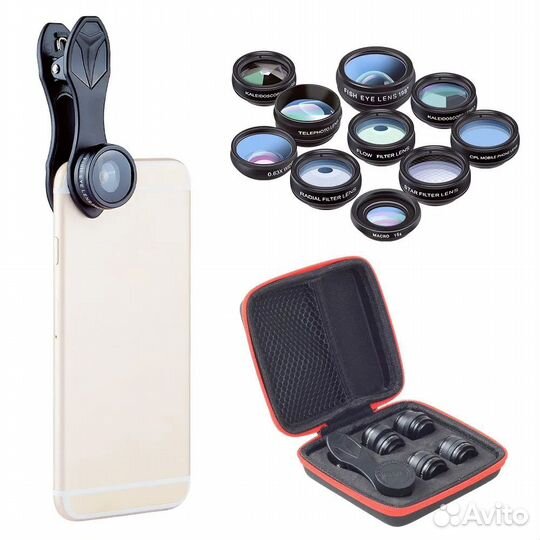 Линзы для смартфона Apexel 10в1