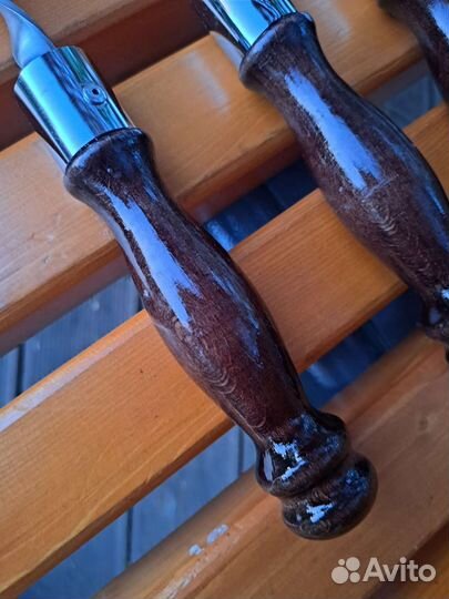 Шампура с деревянной ручкой