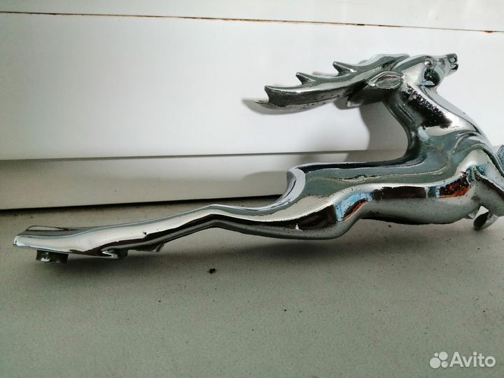 Газ 21 22 волга олень на капот хром СССР