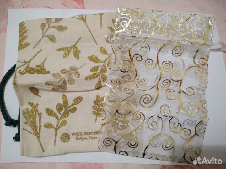 Подарочные новогодние мешочки (Ив Роше)