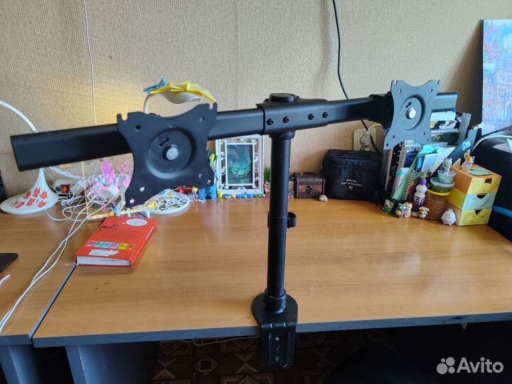 Кронштейн для 2 мониторов горизонтальный