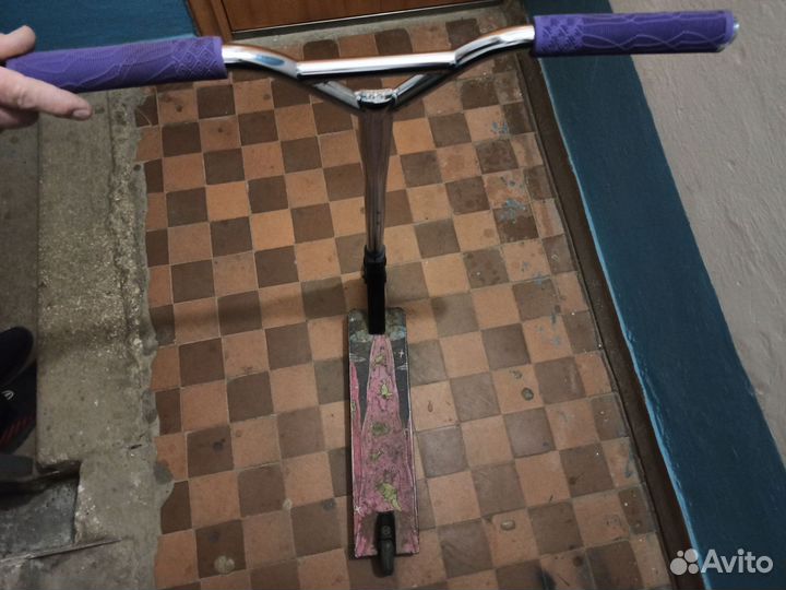 Трюковой самокат кастом на з/ч