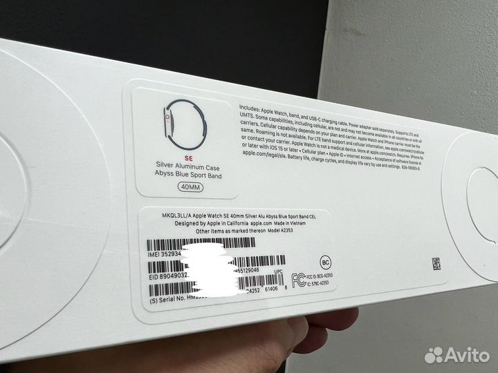 Часы apple watch se 40mm lte / новые / оригинал