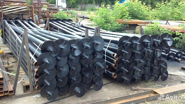 Винтовые сваи для фундамента