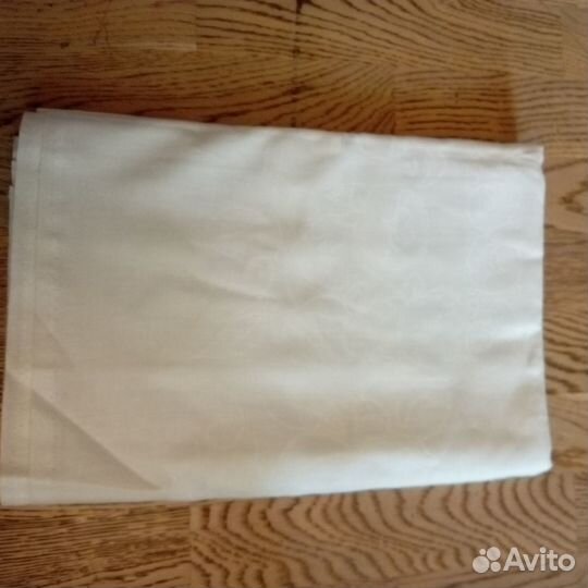 Скатерть льняная жакард новая