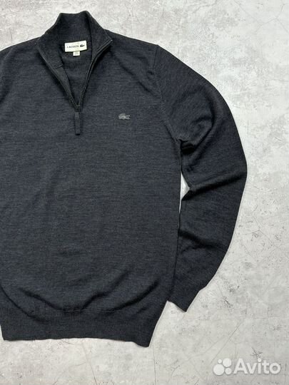 Шерстяной свитер Lacoste 1/4 zip