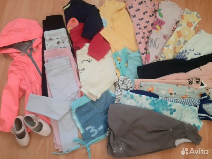 Детская одежда для девочек 86 пакетом
