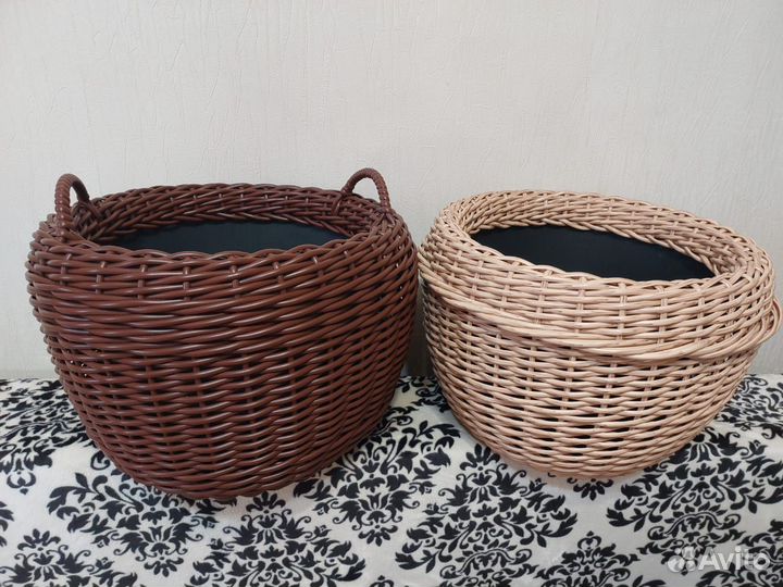 Кашпо из полиротанга