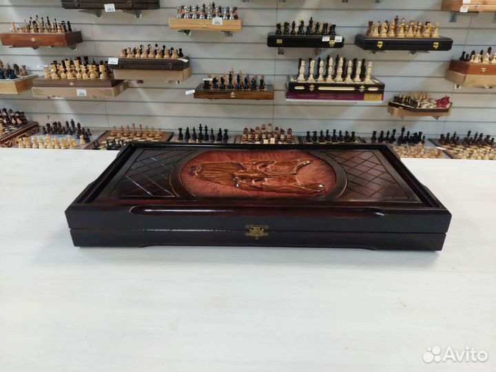 Нарды резные Джокер большие