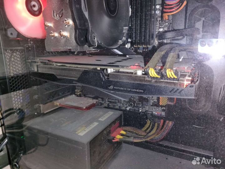Видеокарта asus GeForce GTX 1080 Strix 8G