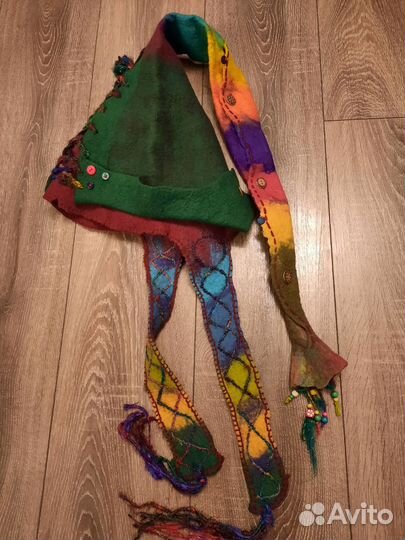 Шапка ушанка валяная