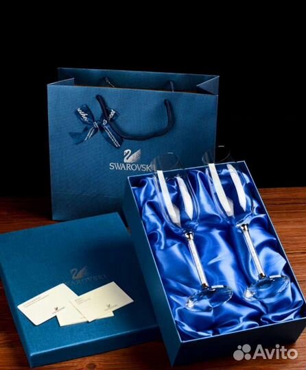 Новый набор бокалов Swarovski в подарочной уп-ке
