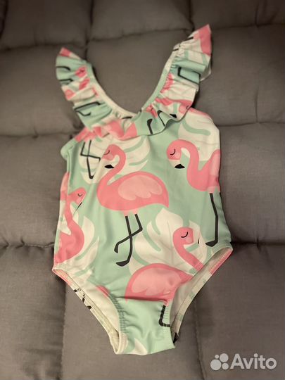 Слитный купальник для малышки 80 и 86