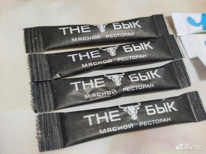 Сахарные пакетики в коллекцию