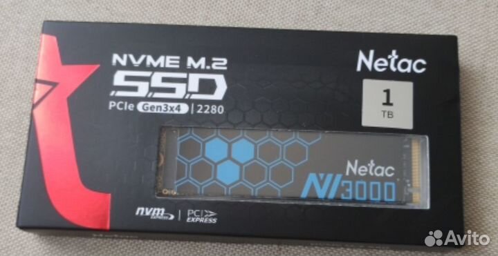 SSD M2 nvme 1TB 512gb 256gb netac новые