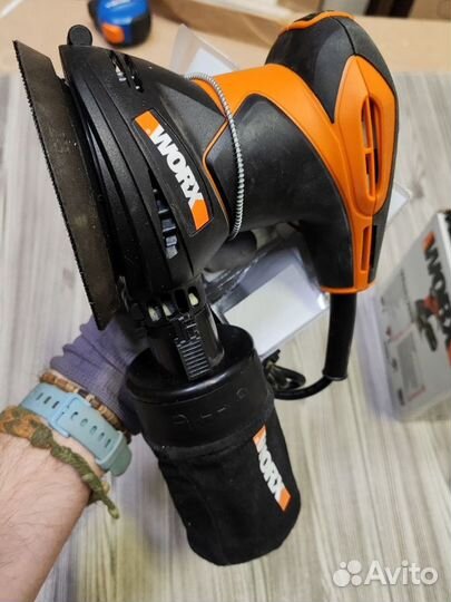 Эксцентриковая шлифовальная машина worx WX652.1